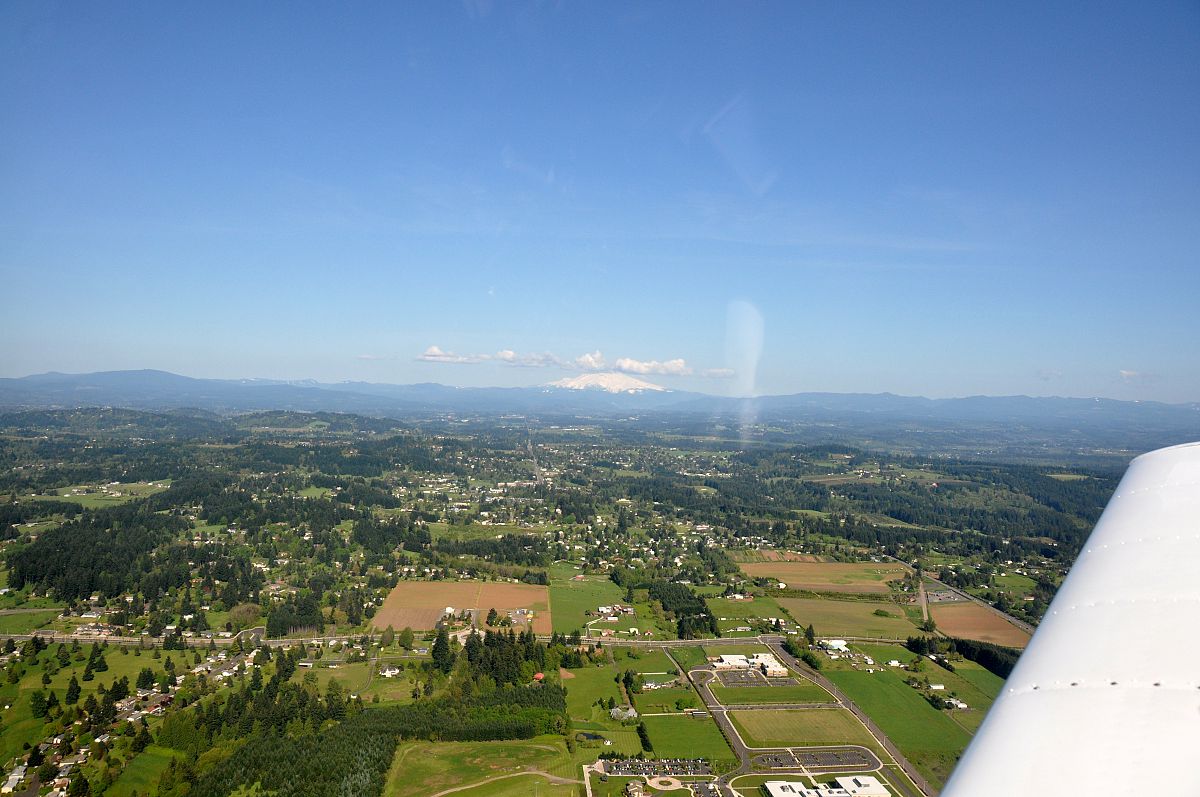 Mount Hood again, I think...hard to tell, ALL the mountains were out today - from the Flying to Florence May 2012 photo gallery.