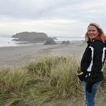 Andrea on the beach