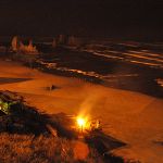 Bonfire on the beach