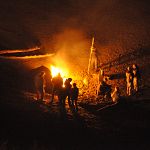 Bonfire on the beach