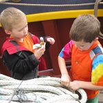 It's hard to tie knots with a rope that's bigger around than your arm