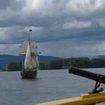 The Hawaiian Chieftain approaches....our cannons are ready