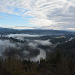 View of the Sandy River from Rodney's deck