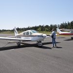 Chained down at Florence 6S2 (necessary with the wind there!)