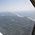 Looking back towards Newport