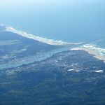 Looking back towards Newport