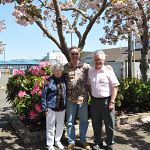 My grandmother at 90, me, and my father in Florence on a glorious sunny day