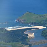 Sand spit just north of Devil's Lake golf course