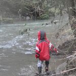 Ben at the creek