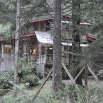 My parents' house from across the creek