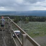 Vince, with rain fast approaching behind him