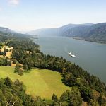 The Columbia River, from Highway 14