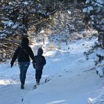 Michelle and Ben on the trail