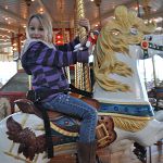 Lexi on the carousel